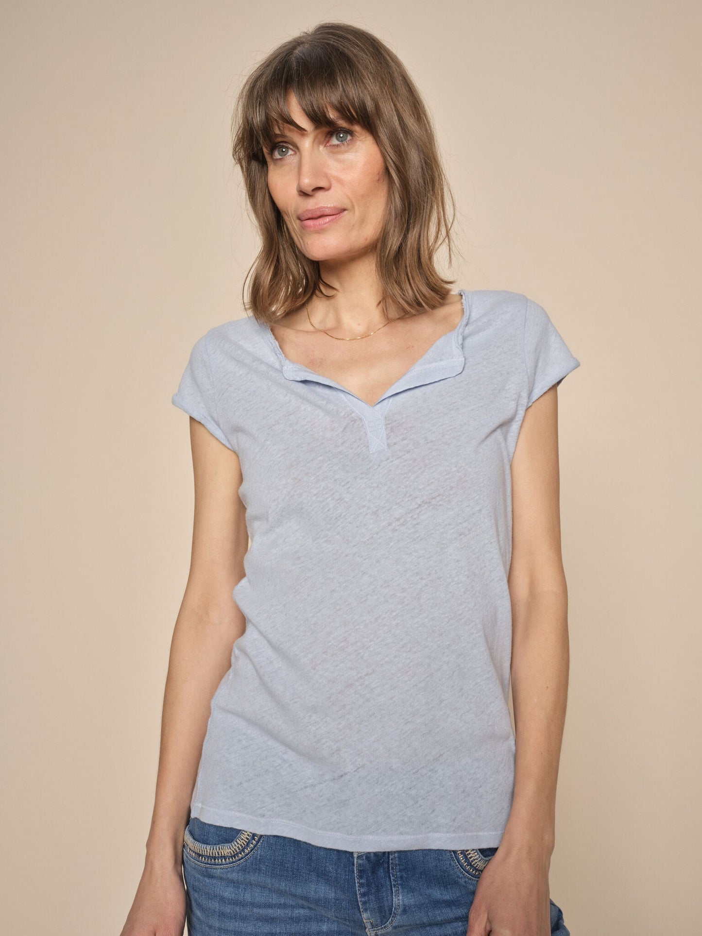 Modelshot / Cashmere Blue / Detail