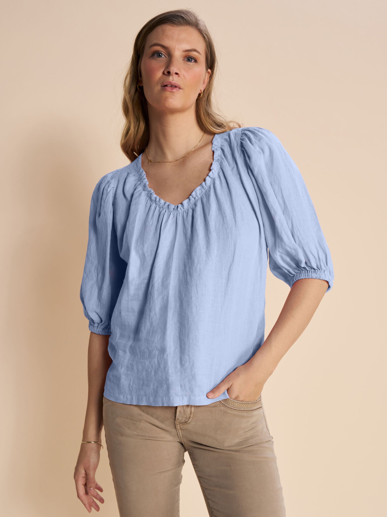 Modelshot / Cashmere Blue / Detail